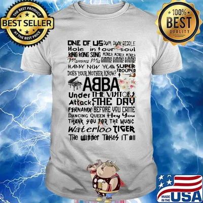 One of us hole in your soul king kong song abba band flowers shirt