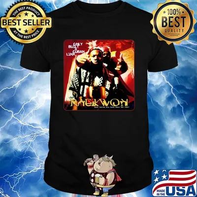 Only butyl cuban linx raekwon rapper signature shirt
