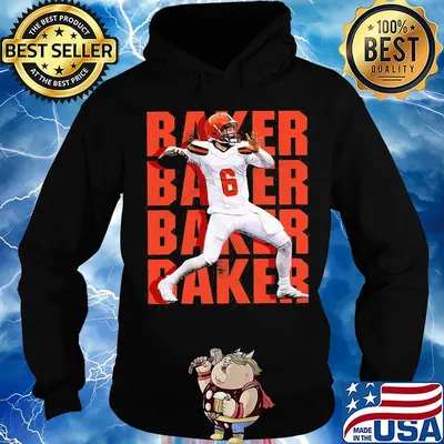 Outerstuff baker 6 mayfield cleveland browns football s Hoodie