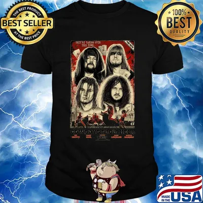 PANTERA COWBOYS FROM HELL 30TH ANNIVEARSARY POSTER BY PAUL JACKSON SHIRT