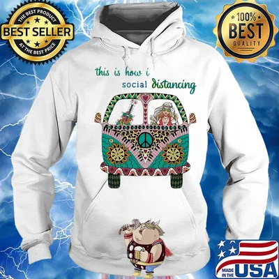 Peace bus this is how i social distancing s Hoodie