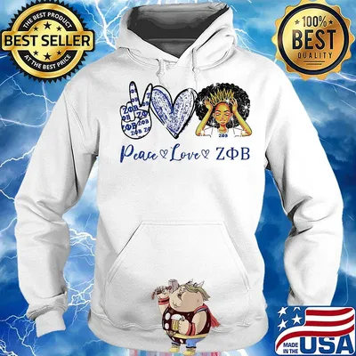 Peace love zib black queen shhirt Hoodie