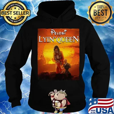 Pelosi the lyin' queen sunset s Hoodie