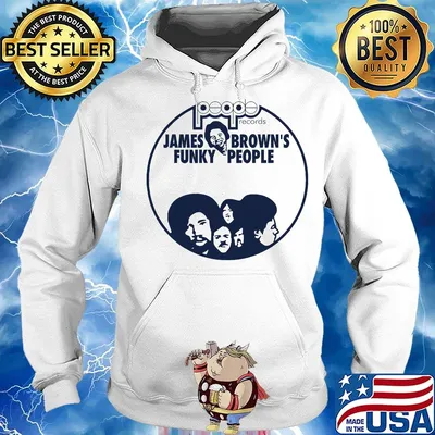 People records James Brown's funky people s Hoodie