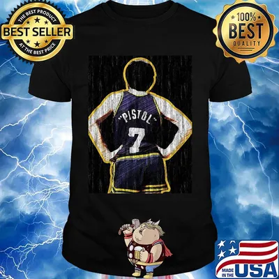 Pete maravich los angeles lakers basketball shirt