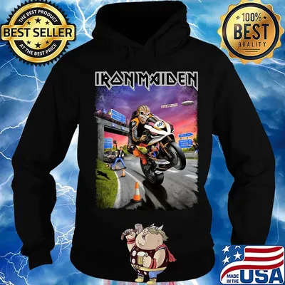 Peter hickman trooper iron maiden helmet motorcycle racing s Hoodie