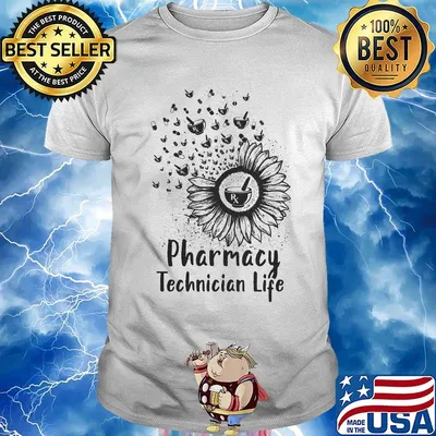 Pharmacy Technician Life Sunflower Shirt