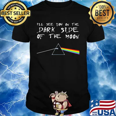Pink floyd band i'll see you on the dark side of the moon shirt