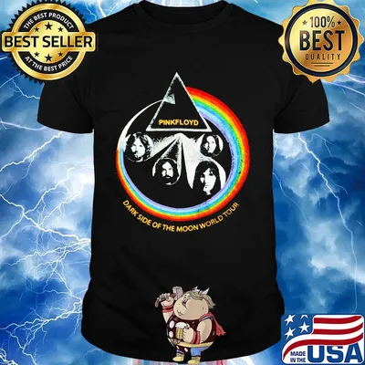 Pink floyd i'll see you on the dark side of the moon world tour shirt