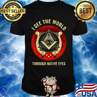 Pink floyd i see the world through native eyes sunset shirt