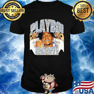 Playboi carti rapper diamond shirt