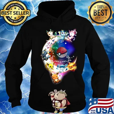 Pokemon cartoon characters stars s Hoodie
