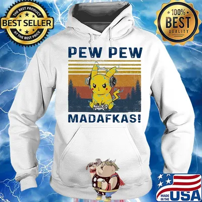 Pokemon pew pew madafakas vintage retro s Hoodie