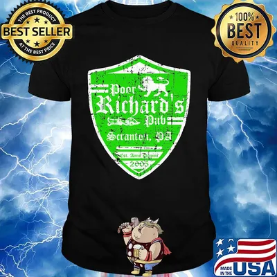 Poor richard´s pub from the office shirt