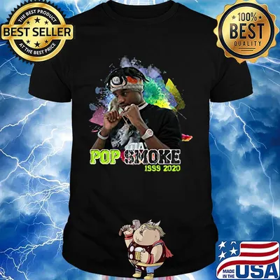 Pop smoke rest in peace king of new york colors shirt