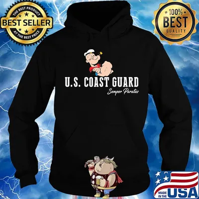 Popeye u.s. coast guard semper paratus s Hoodie
