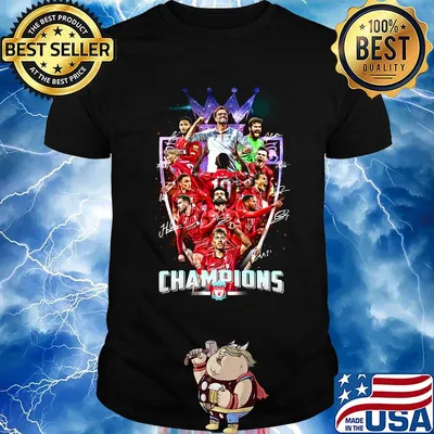 Premier league champions liverpool football club signatures shirt