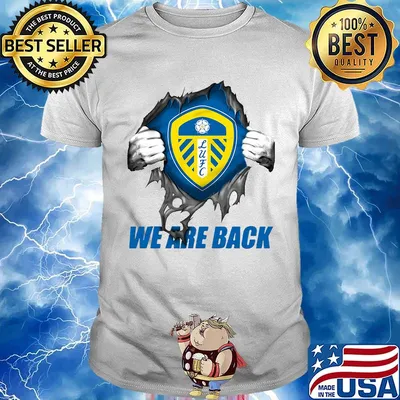 PREMIUM BLOOD INSIDE ME LEEDS UNITED WE ARE BACK SHIRT