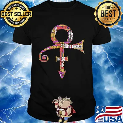 Prince let's go crazy kiss band shirt