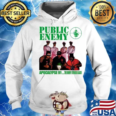 Public Enemy Apocalypse 91 the enemy strikes black s Hoodie
