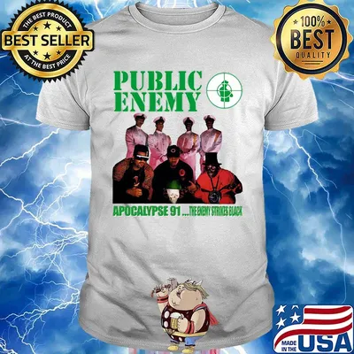 Public Enemy Apocalypse 91 the enemy strikes black shirt