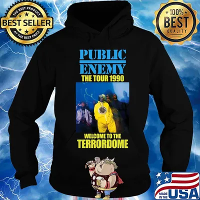 Public enemy the tour 1990 welcome to the terrordome s Hoodie