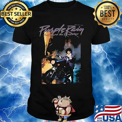 Purple rain prince and the revolution motorcycle shirt