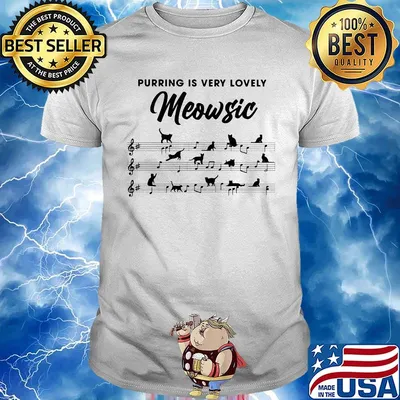 Purring is very lovely meowsic shirt