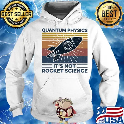 Quantum physics it's not rocket science vintage retro s Hoodie