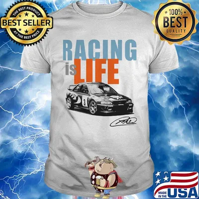 Racing is life colin mcrae signature shirt