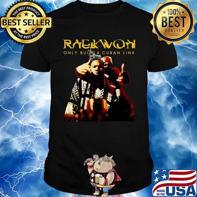 Raekwon only built 4 cuban link rapper shirt