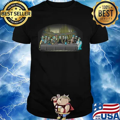 Rick and morty characters play cards shirt