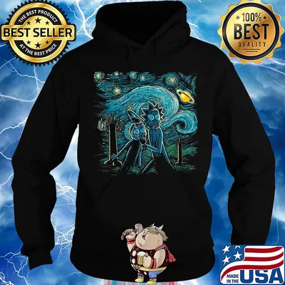 Rick and morty starry night s Hoodie