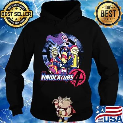 Rick and morty vindicators 4 s Hoodie