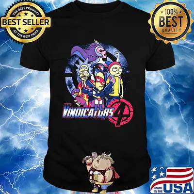 Rick and morty vindicators 4 shirt