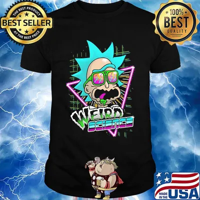 Rick weird science color shirt