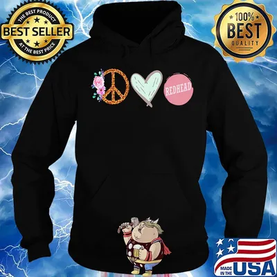 Ring Rose Heart Redhead Shirt Hoodie