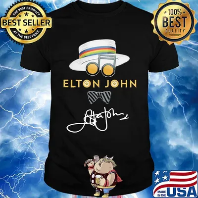 Rocketman elton john signature music shirt