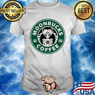 Sailor moon moonbucks coffee shirt