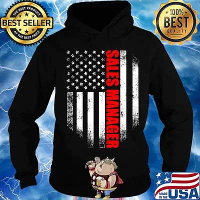 Sales manager american flag independence day s Hoodie