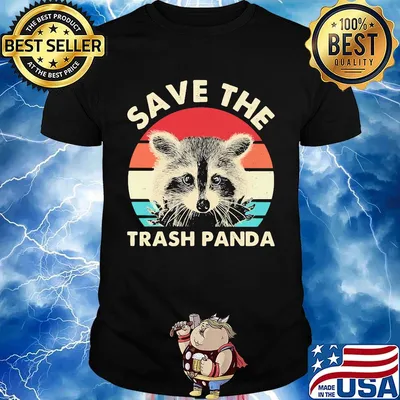 Save the trash panda vintage retro shirt