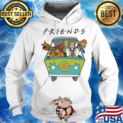 Scooby-doo cartoon driving bus friends s Hoodie