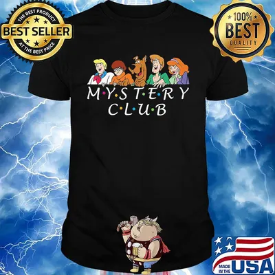 Scooby-doo cartoon mystery club shirt