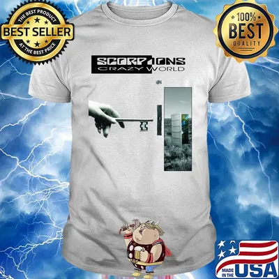 Scorpions crazy world tour 2008 shirt