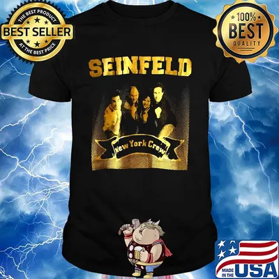 Seinfeld New York crew 2 sided shirt