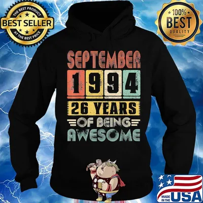 September 1994 26 years of being awesome s Hoodie