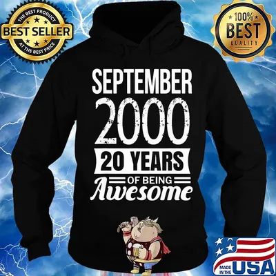 September 2000 20 years of being awesome s Hoodie