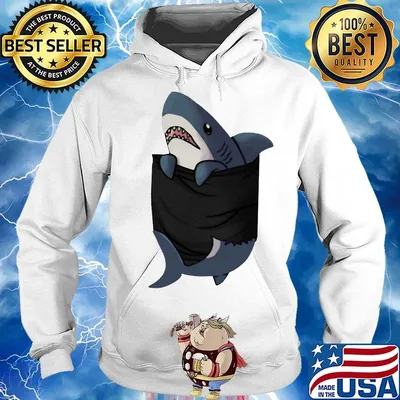 Sharks are wrapped in black cloth he's annoyed s Hoodie