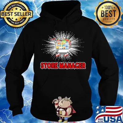 Shopping store manager light s Hoodie