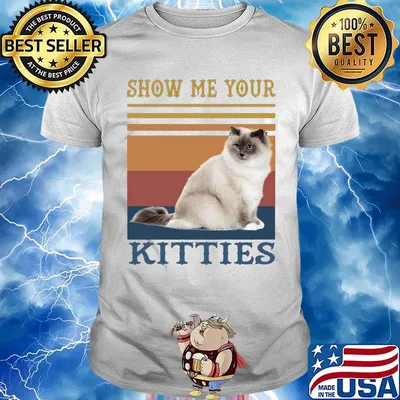 Show Me Your Kitties Car Fat Vintage Retro Shirt